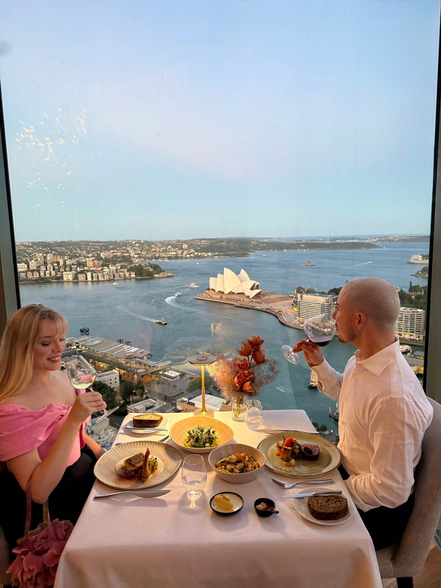 Couple dining at Altitude Restaurant