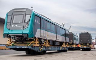 The first of 12 trains for the Sydney Metro – Western Sydney Airport Line