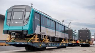 The first of 12 trains for the Sydney Metro – Western Sydney Airport Line