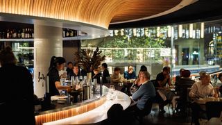 Diners at Aalia Restaurant in Sydney's Martin Place