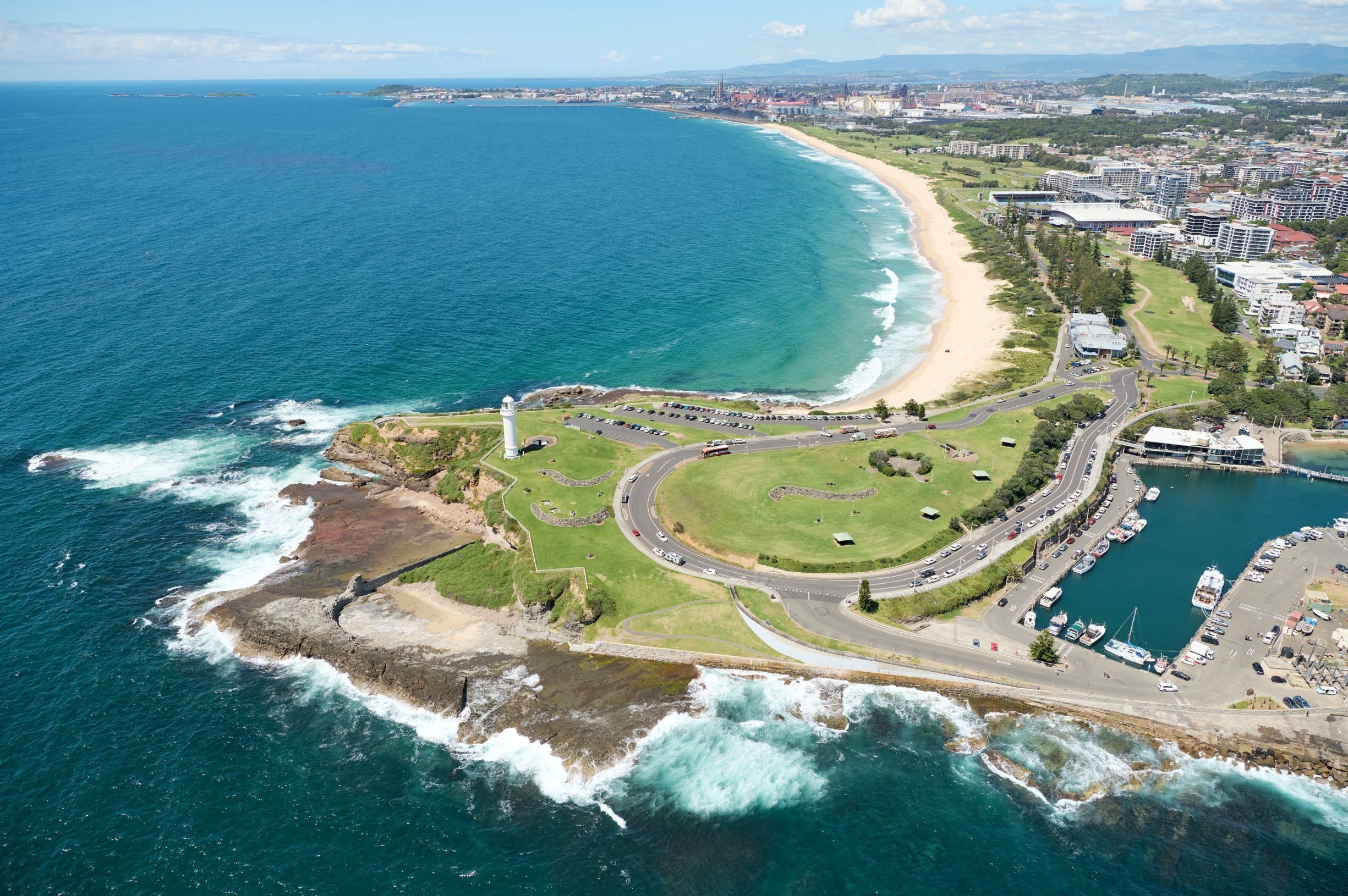 Wollongong aerial view