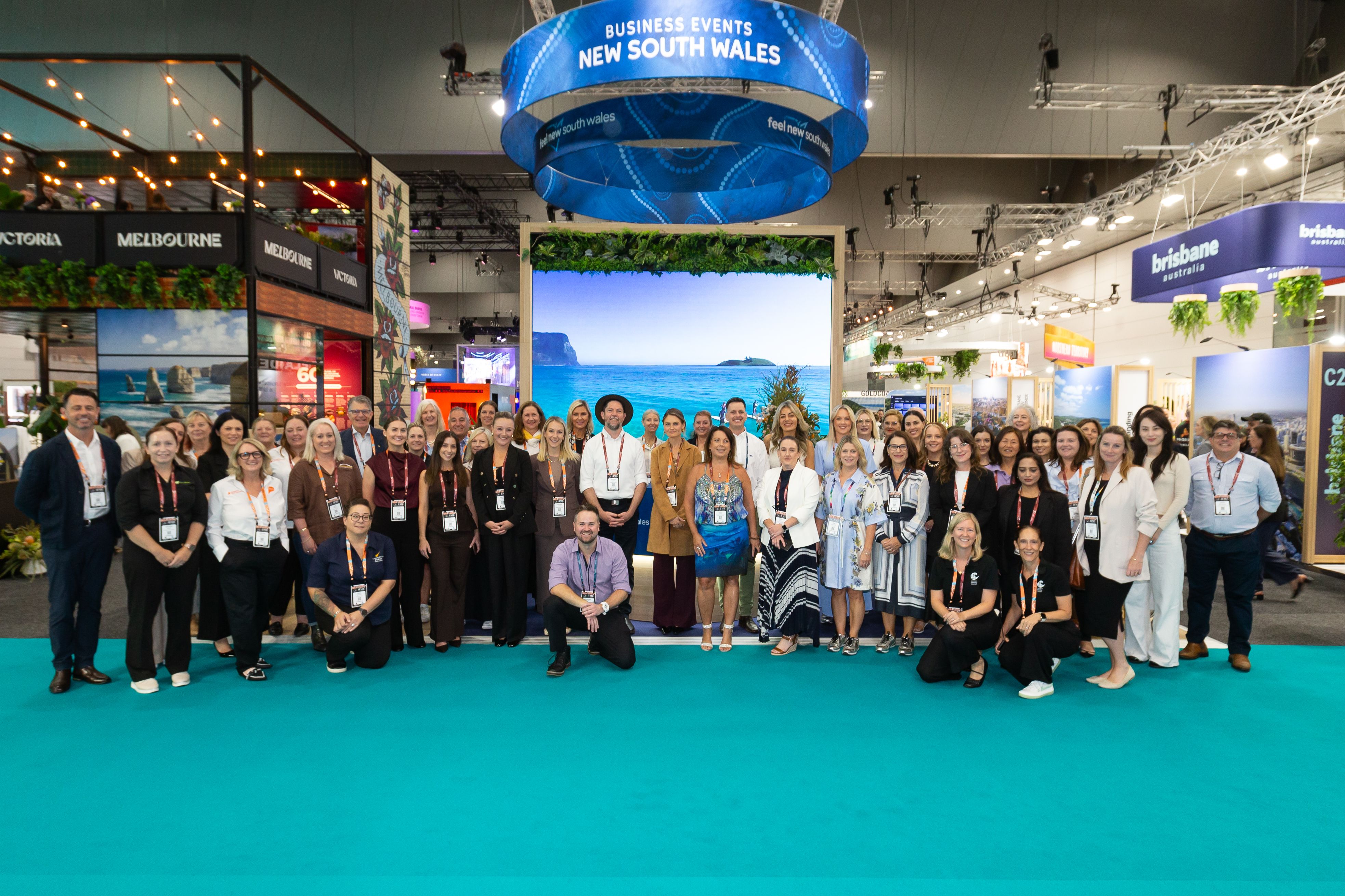 Business Events NSW team and operators at AIME 2026