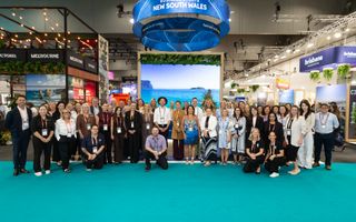 Business Events NSW team and operators at AIME 2026