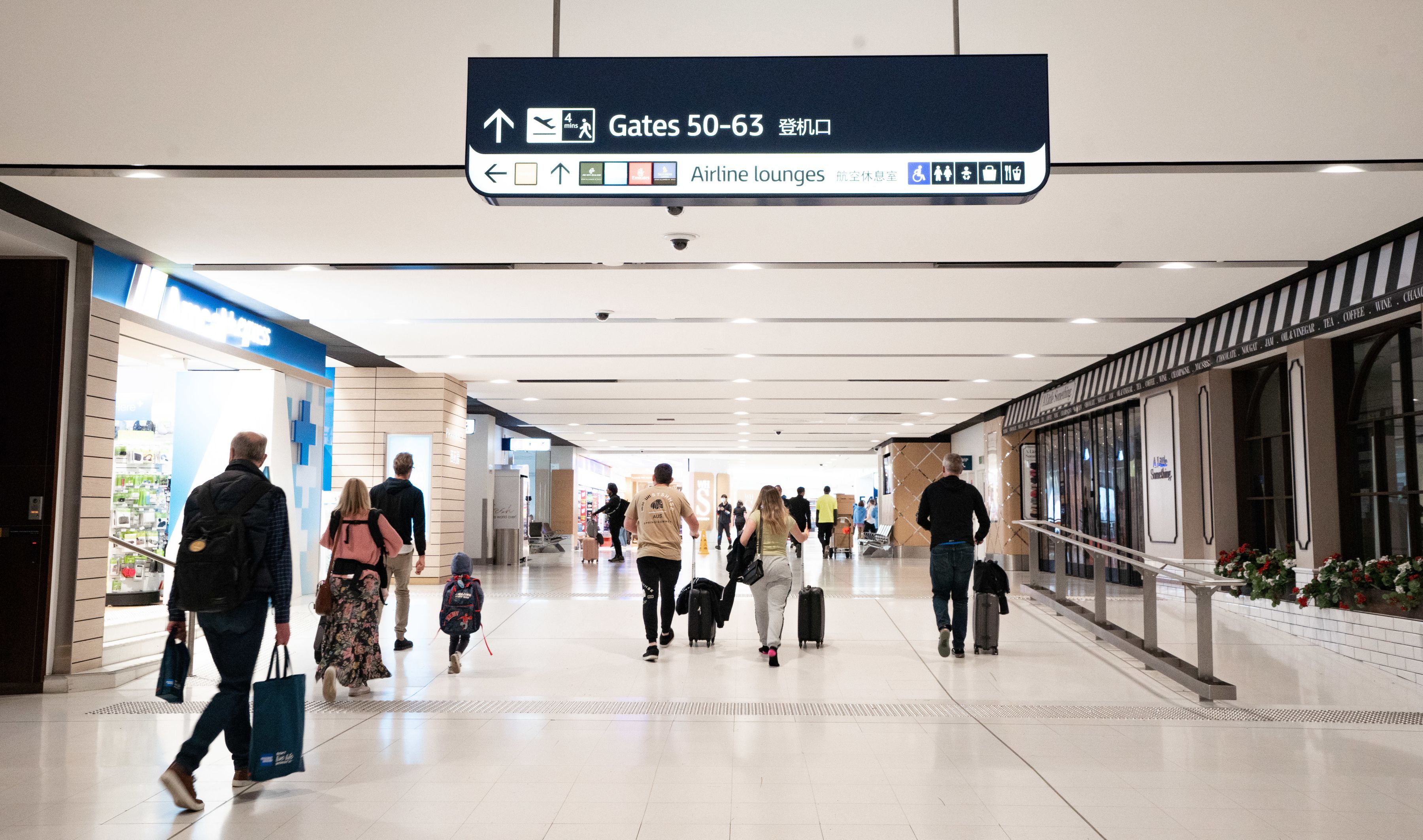 Sydney Airport passengers