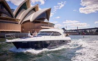 Visitors enjoy cruise on Sydney Harbour