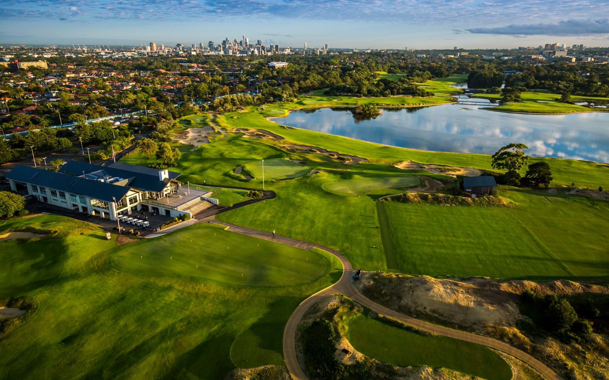 Aerial view of The Lakes Golf Club