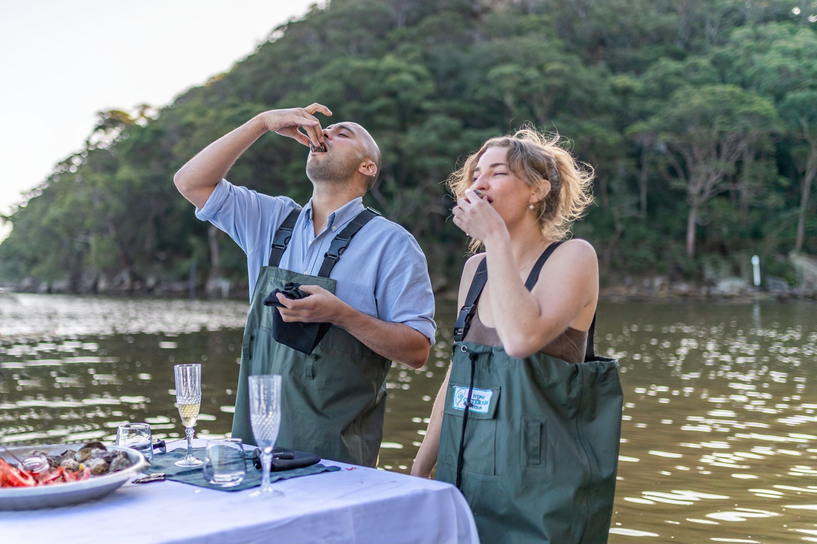 Oyster shucking visitor experience