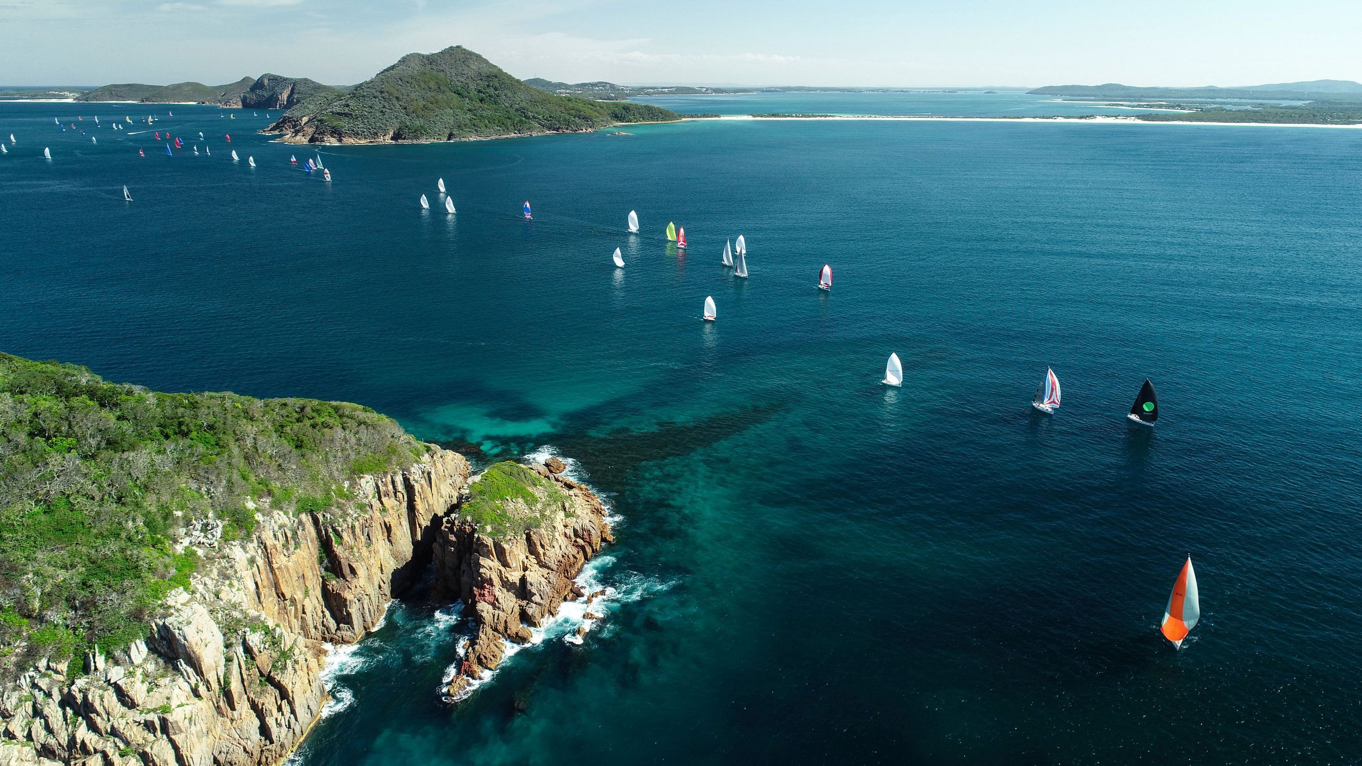 Yachts competing in Sail Port Stephens