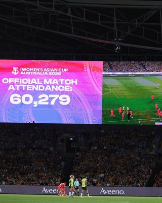 Scoreboard at Stadium Australia