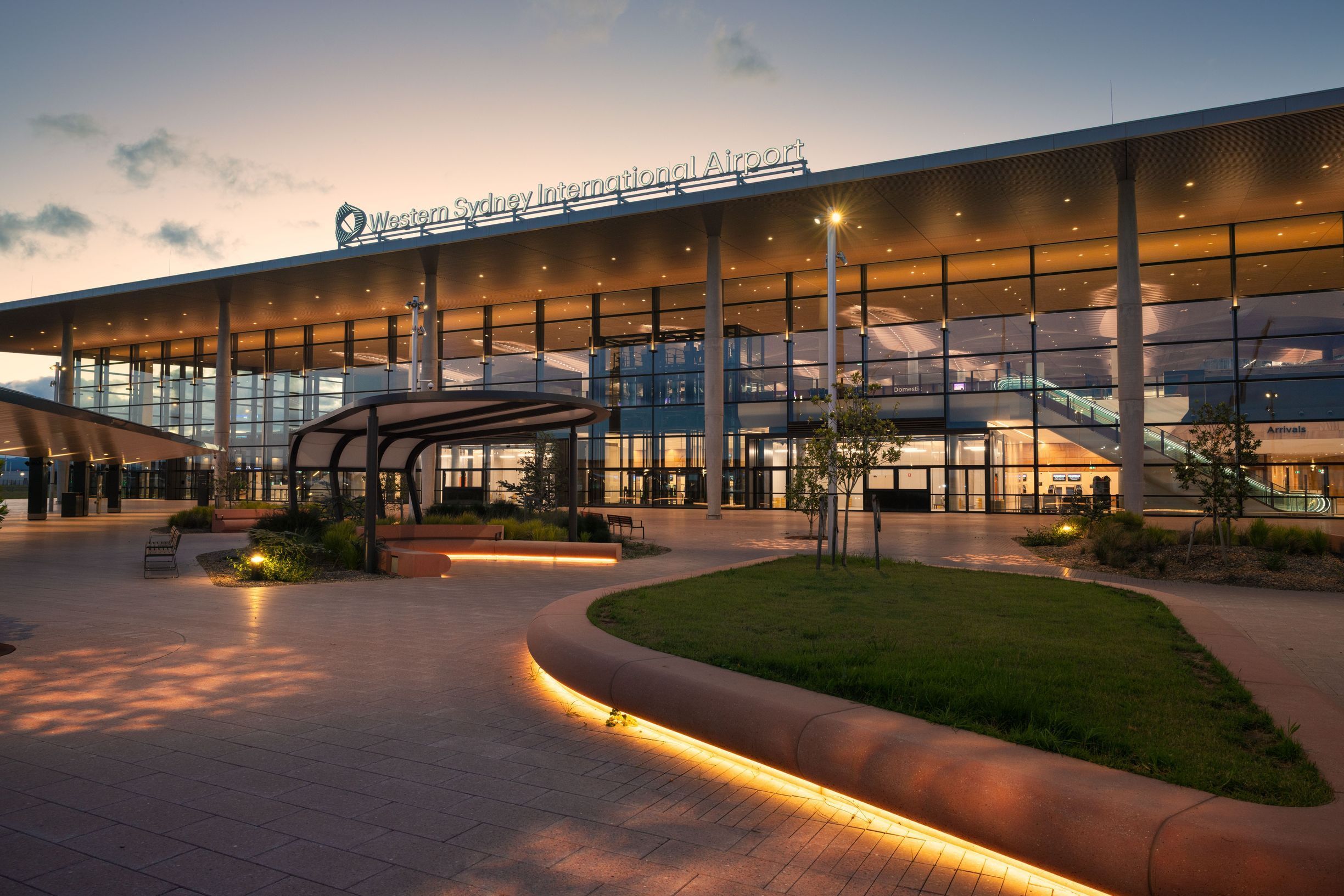 Exterior of Western Sydney International Airport