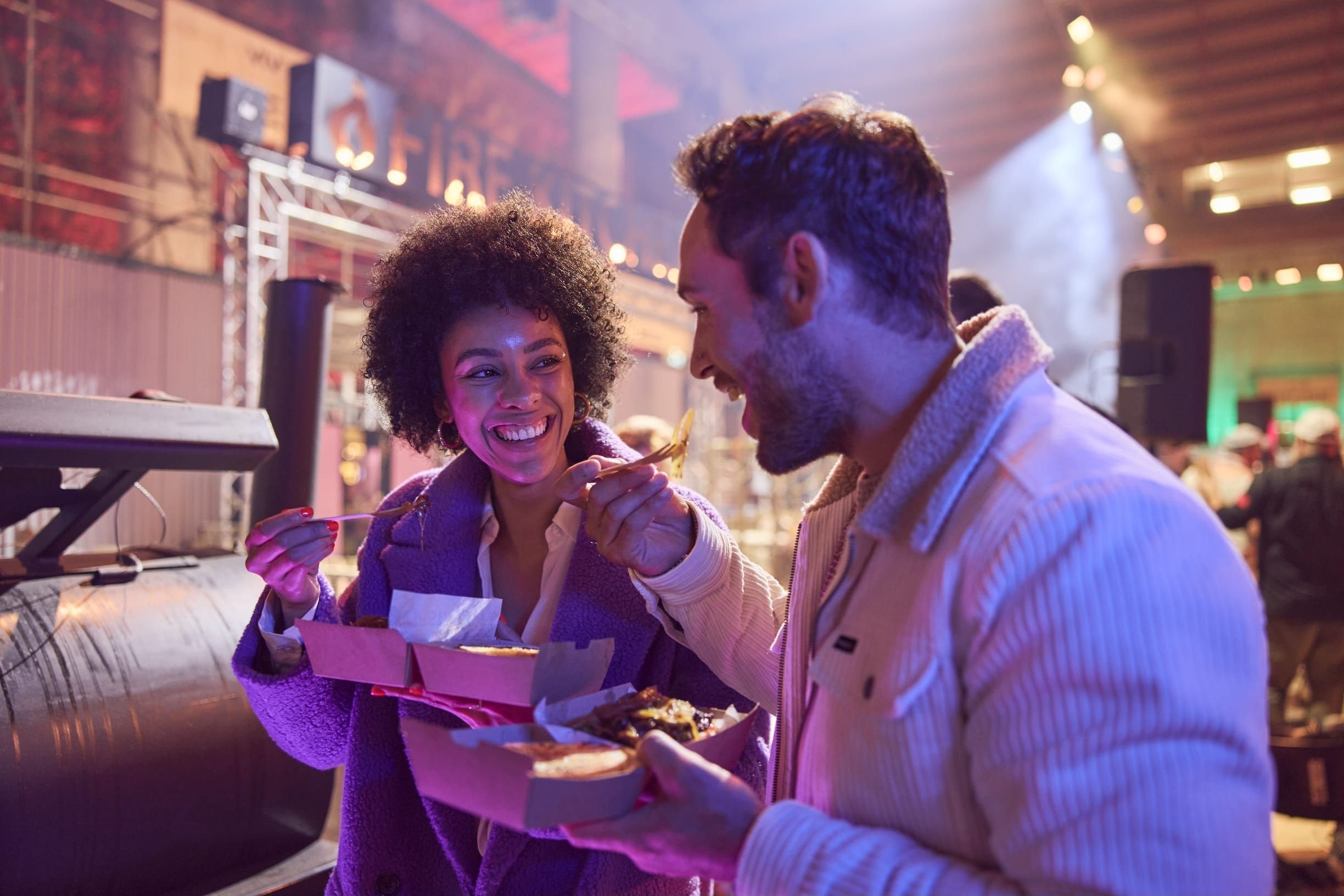 Vivid Food Fire Kitchen