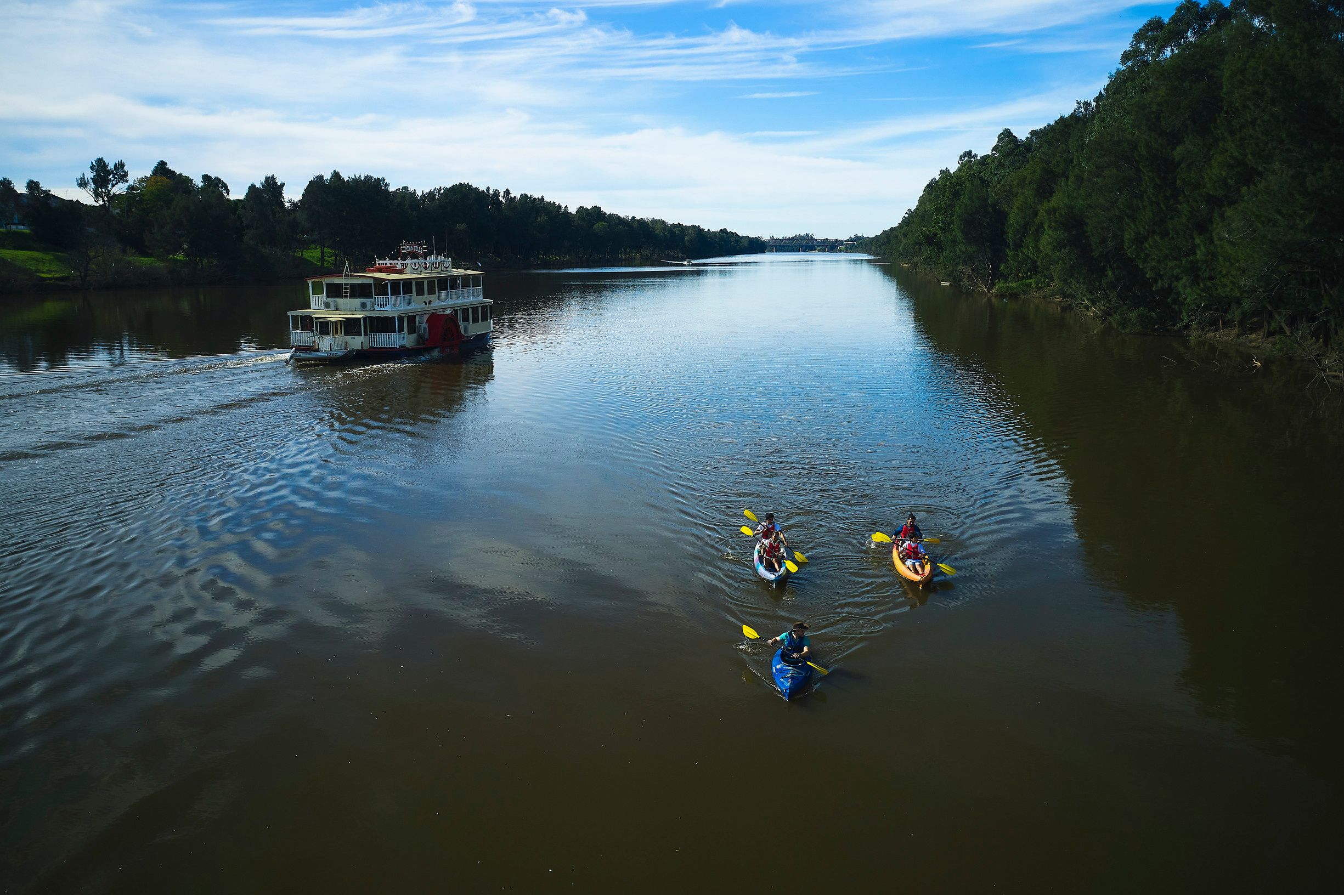 People enjoying Kayaking, Penrith