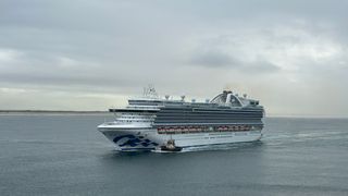 Crown Princess sails into Port of Newcastle