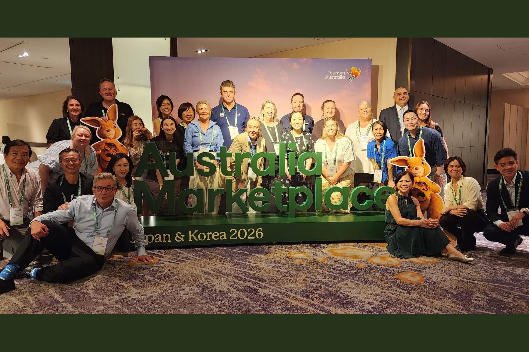 Group photo of delegates at Australia Marketplace Japan & Korea 2026