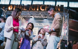 Family at Vivid Fire Kitchen