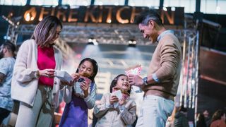 Family at Vivid Fire Kitchen