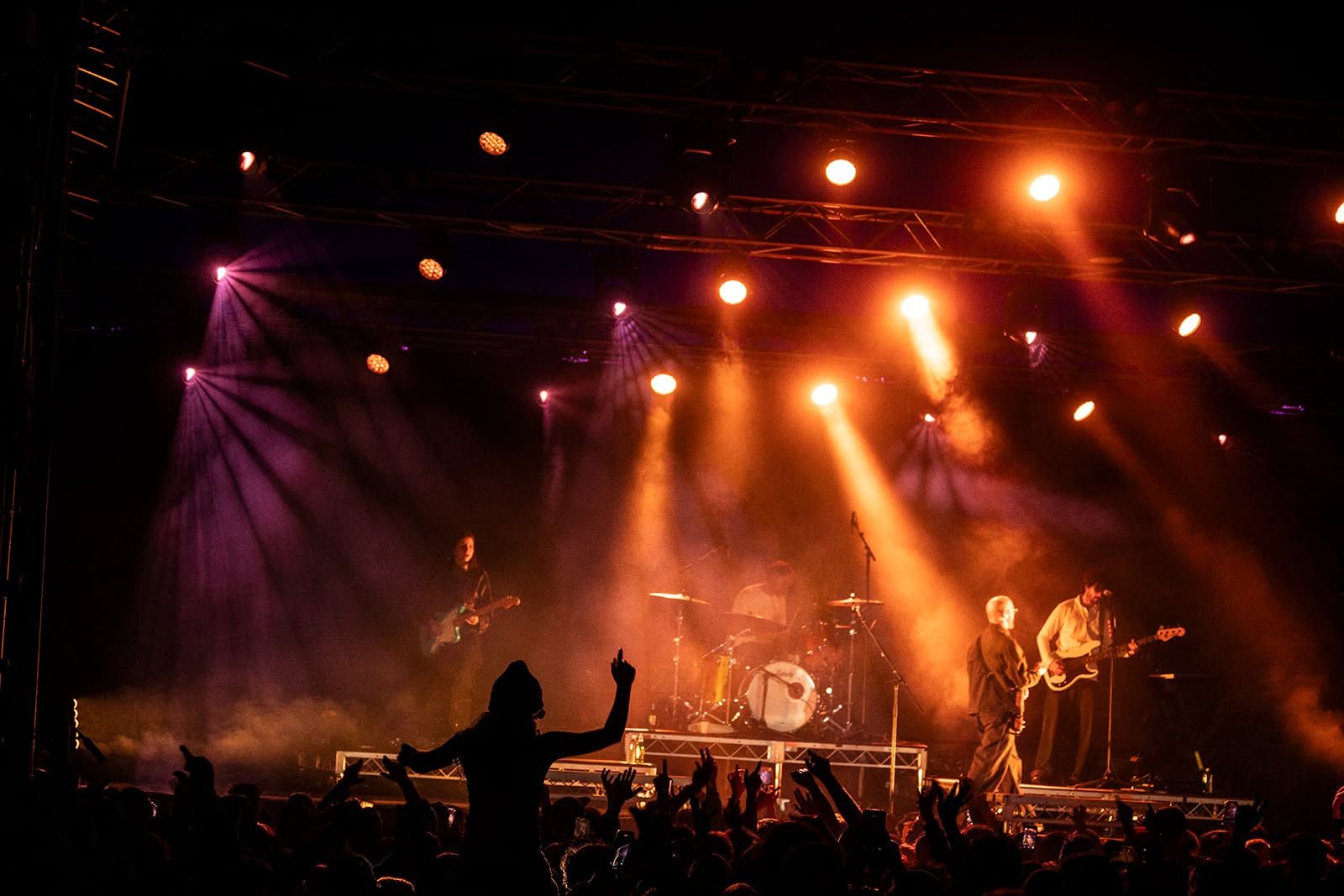 Artist on stage at The Big Chill festival