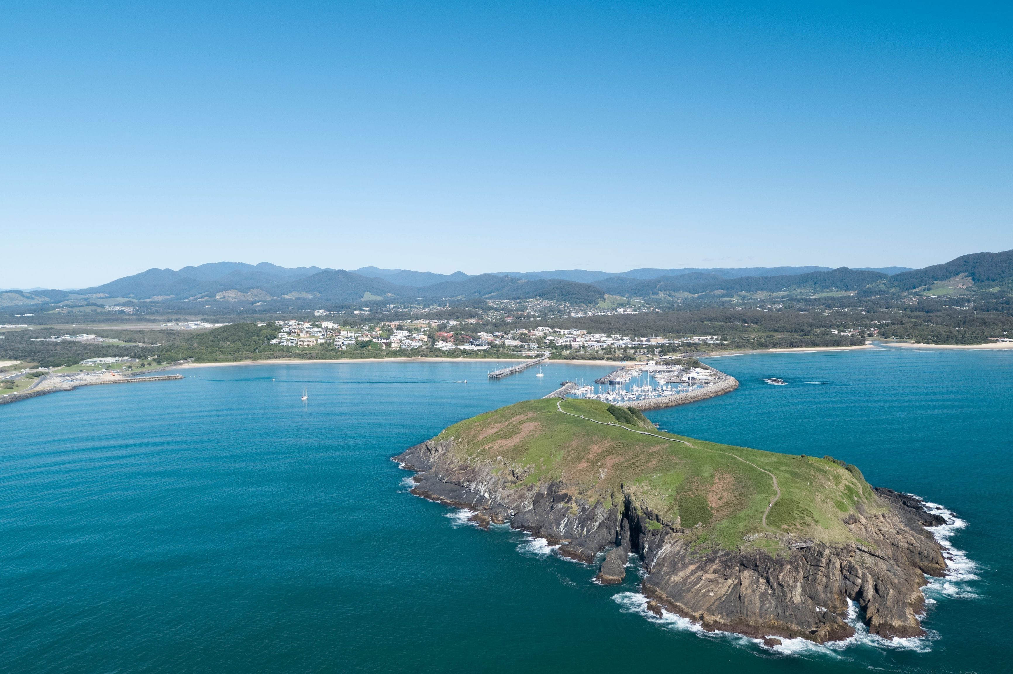 Coffs Harbour aerial view