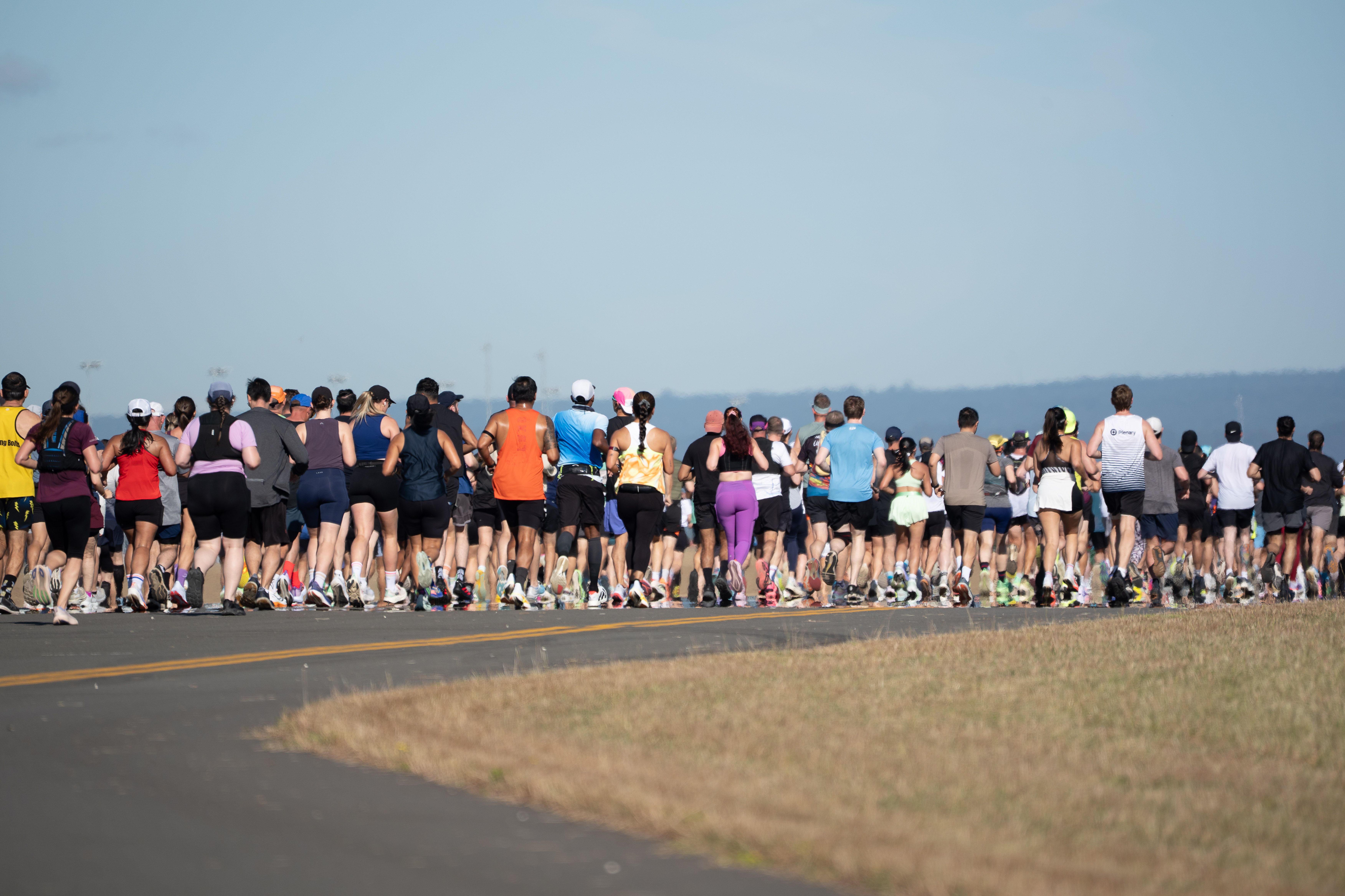 Runners at Western Sydney International Airport