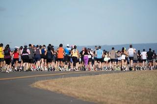 Runners at Western Sydney International Airport