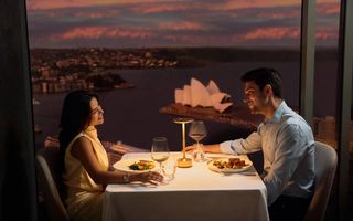Couple dining at Altitude Restaurant