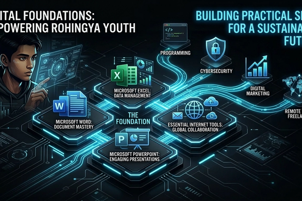 Building Digital Foundations for Rohingya Youth