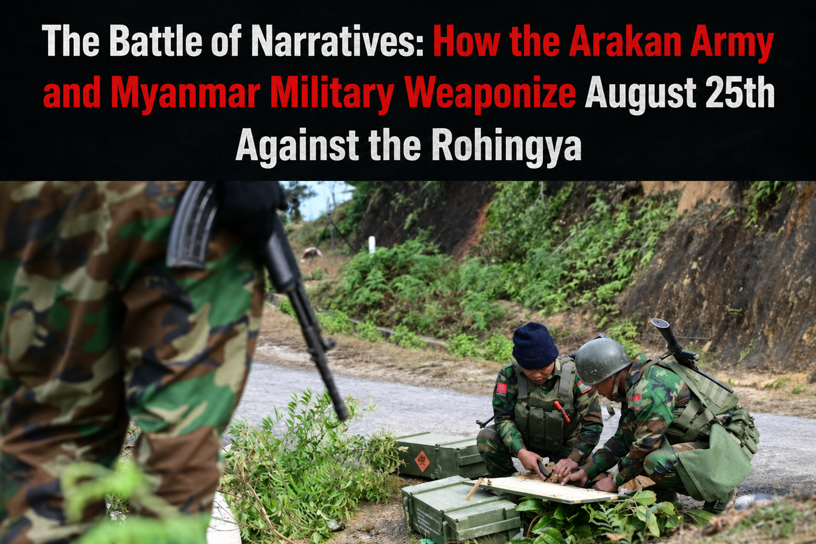 The Battle of Narratives: How the Arakan Army and Myanmar Military Weaponize August 25th Against the Rohingya