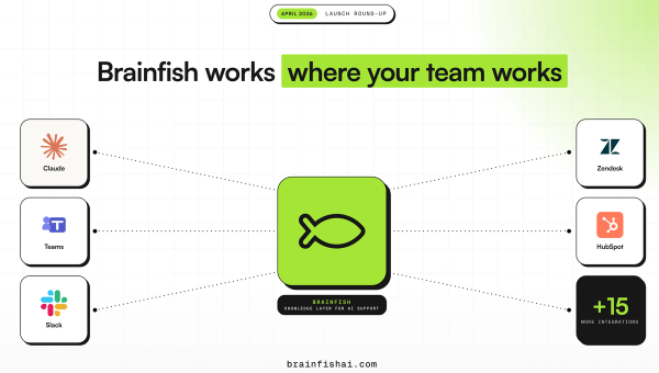 April Launch Round-Up: Brainfish Works Where Your Team Works