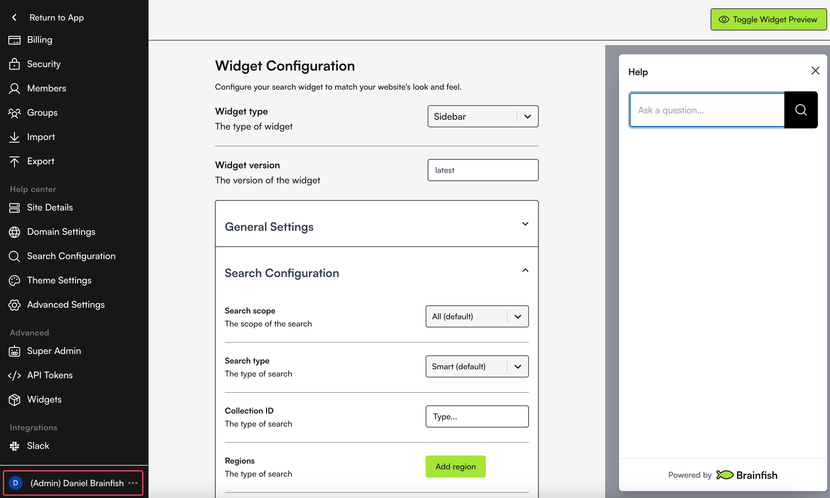 Configurable In-Product Widget and Performance Enhancements