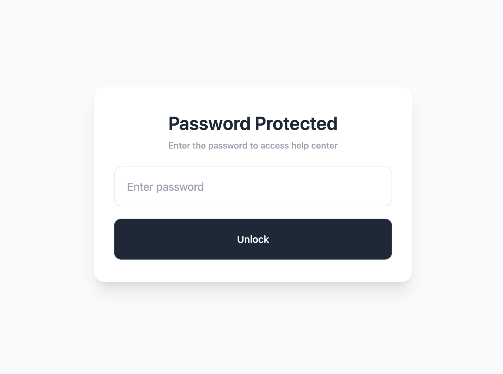 Password Protected Help Centers: Ensuring Content Safety and Privacy