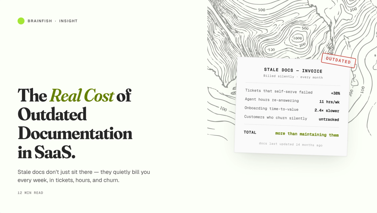 The Real Cost of Outdated Documentation in SaaS