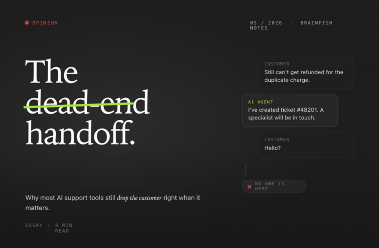The Dead-End Handoff: Why Most AI Support Tools Still Drop the Customer