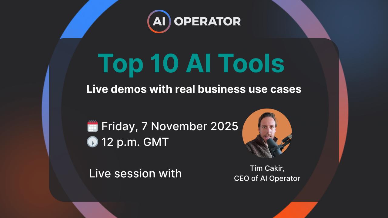 Top 10 AI Tools: Live demos with real business use cases