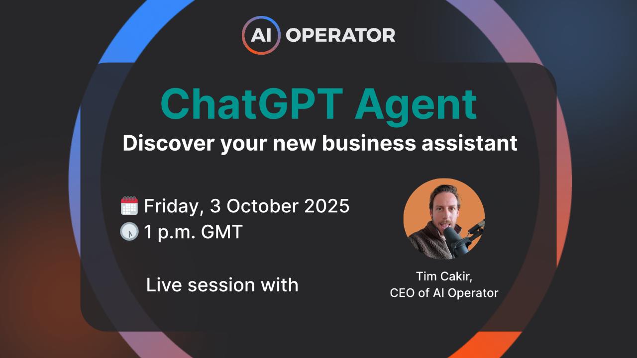 ChatGPT Agent: Discover Your New Business Assistant