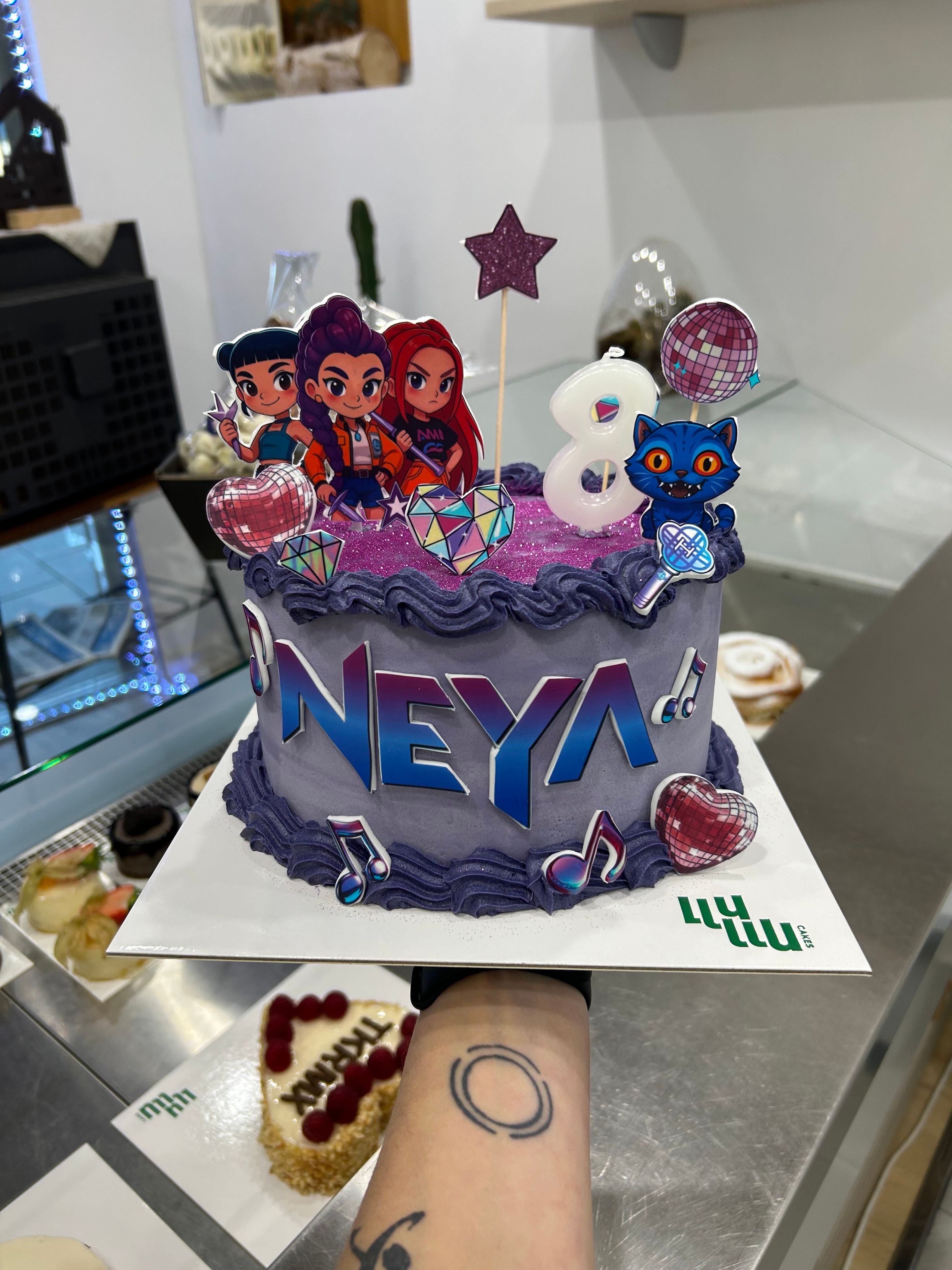Pastel kpop guerreras kpop rosa lila personalizado