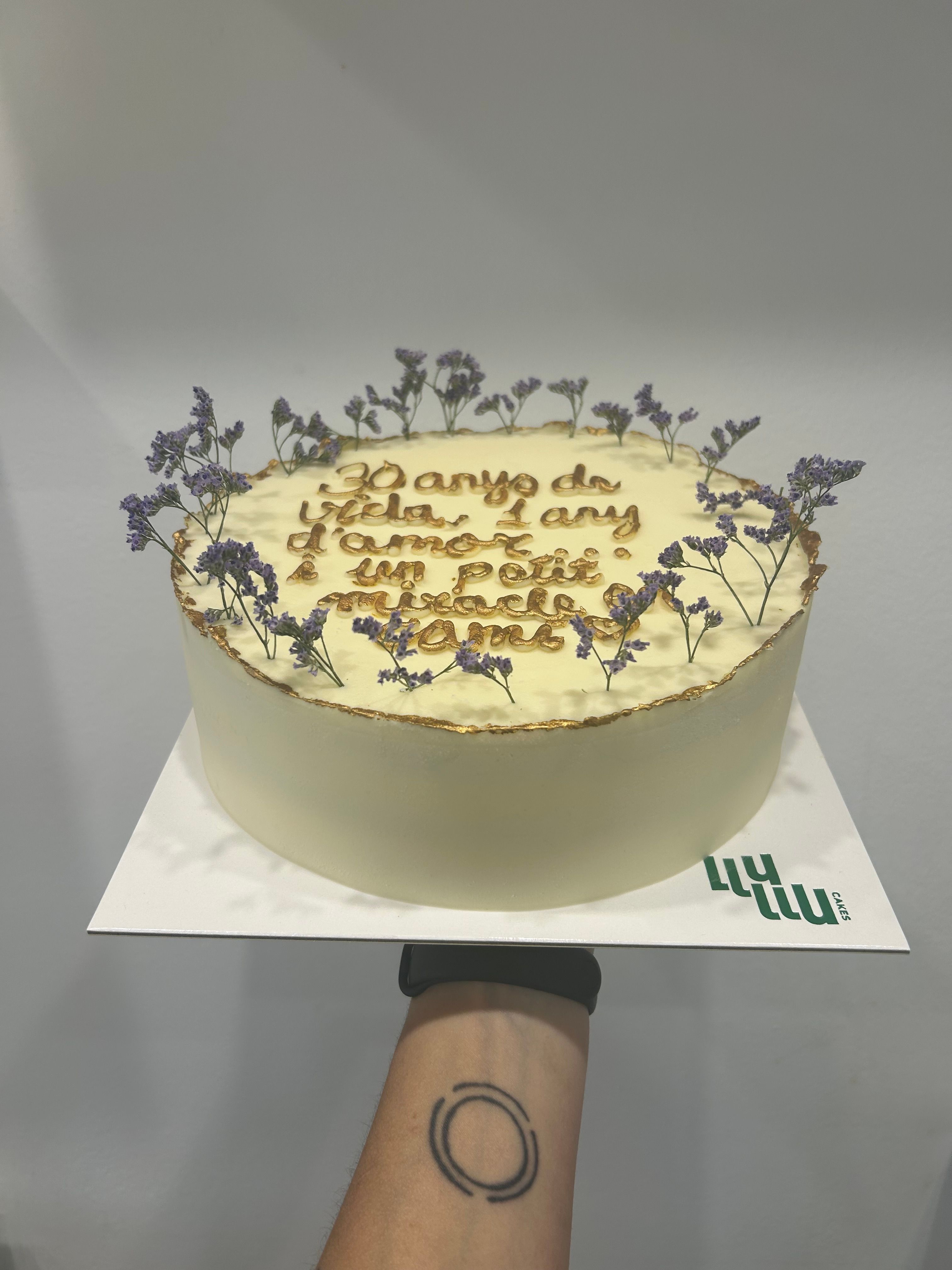 Pastel 30 años