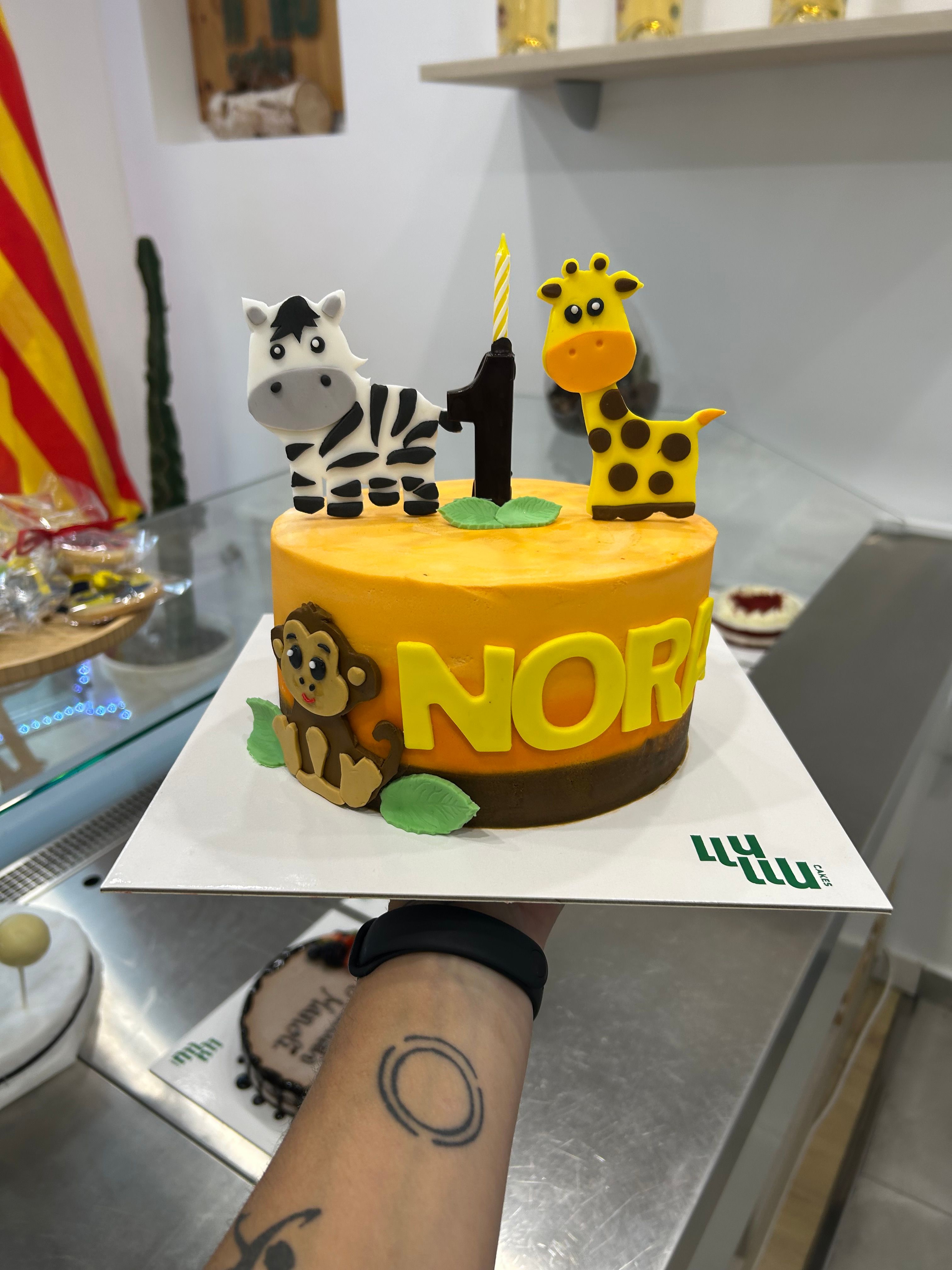 Pastel animales