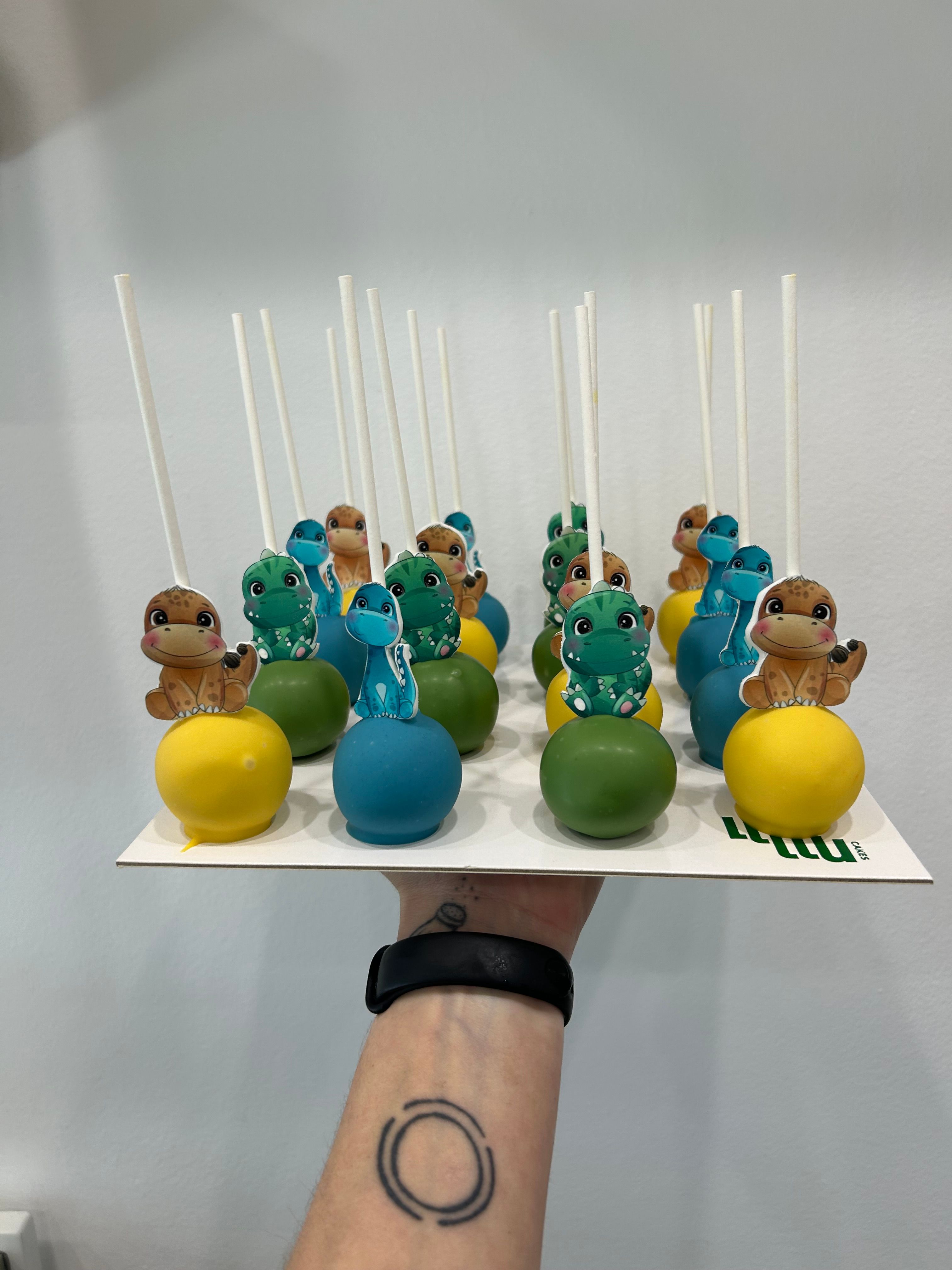Cake pop dino dinosaurio baby dino