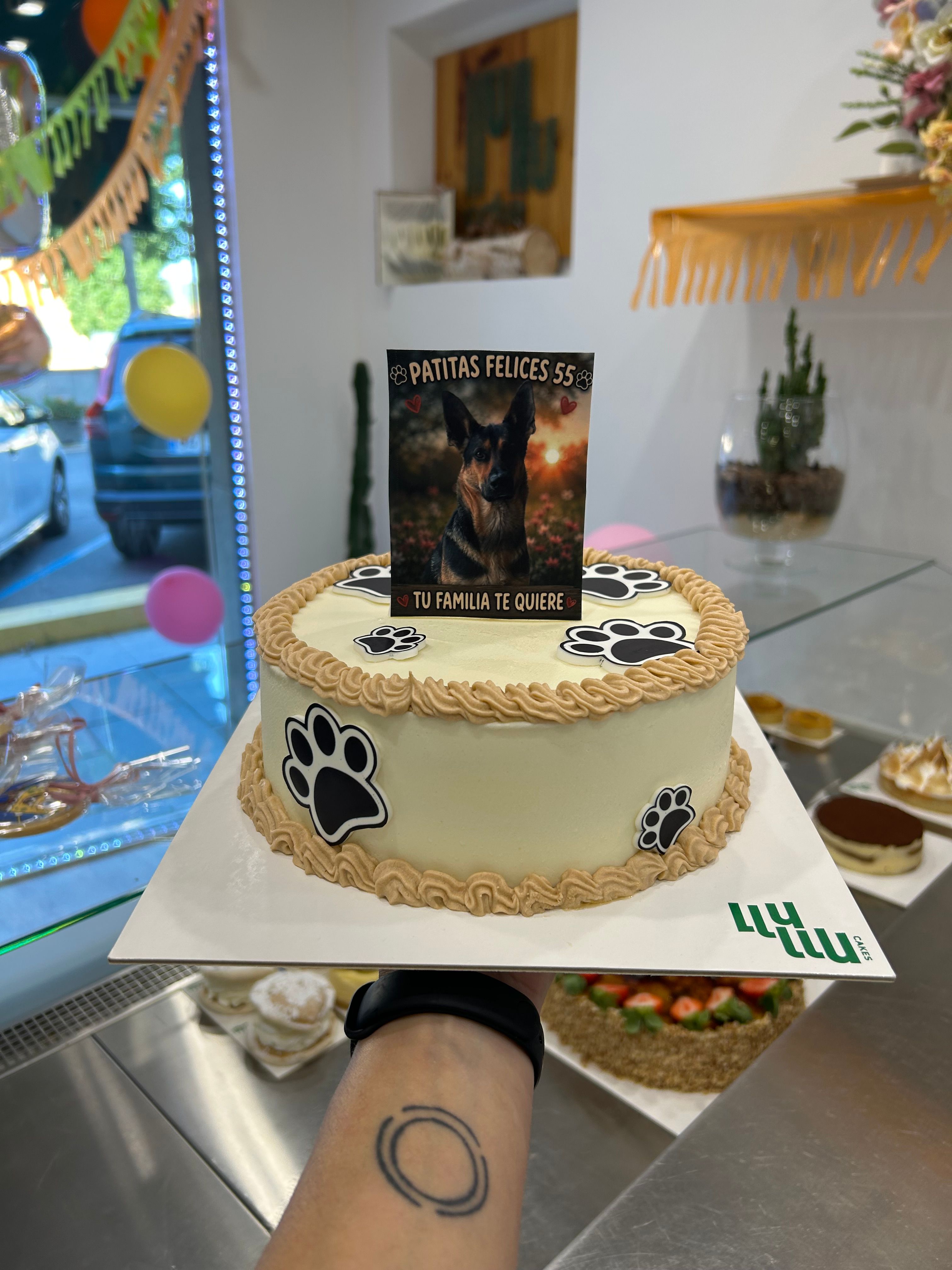 Pastel perro personalizado