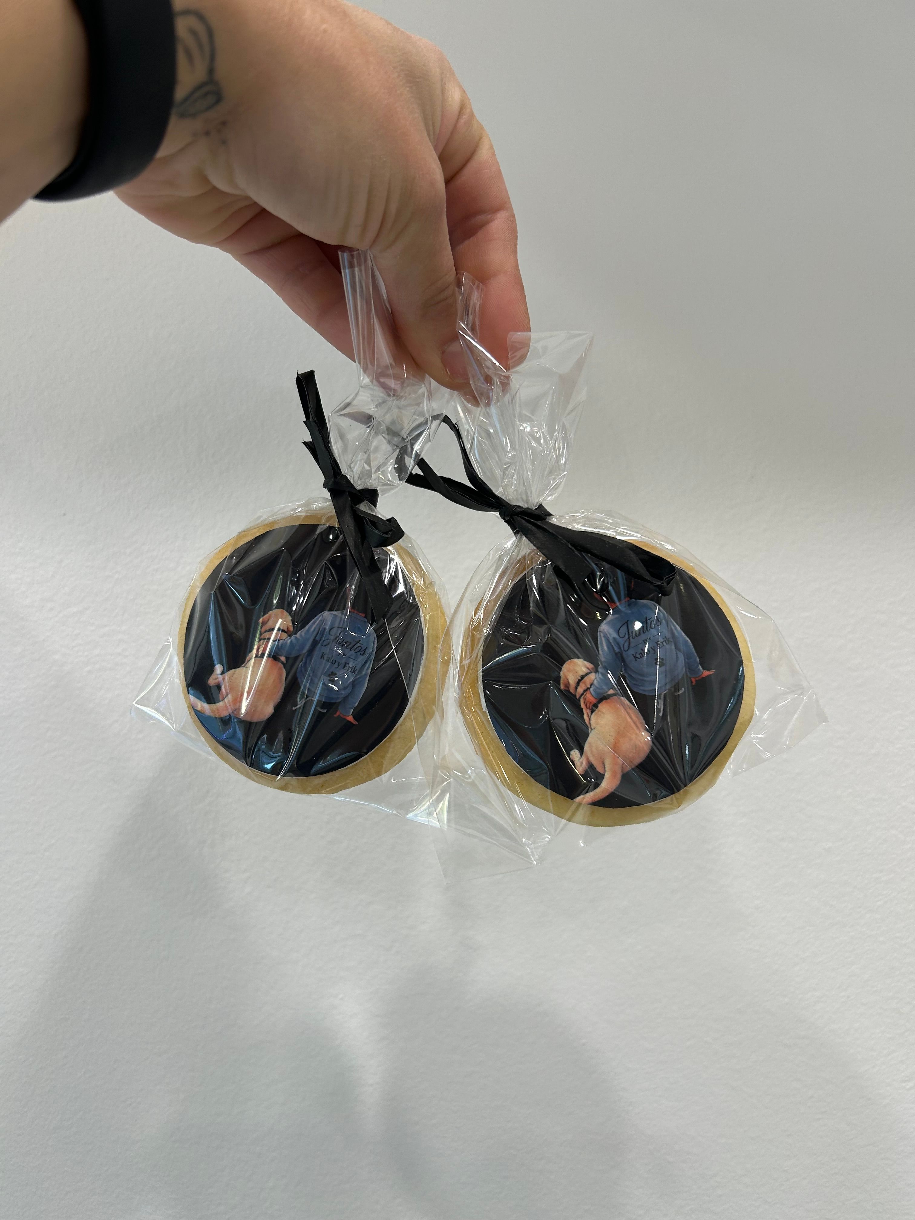 Galleta personalizada niño y perro