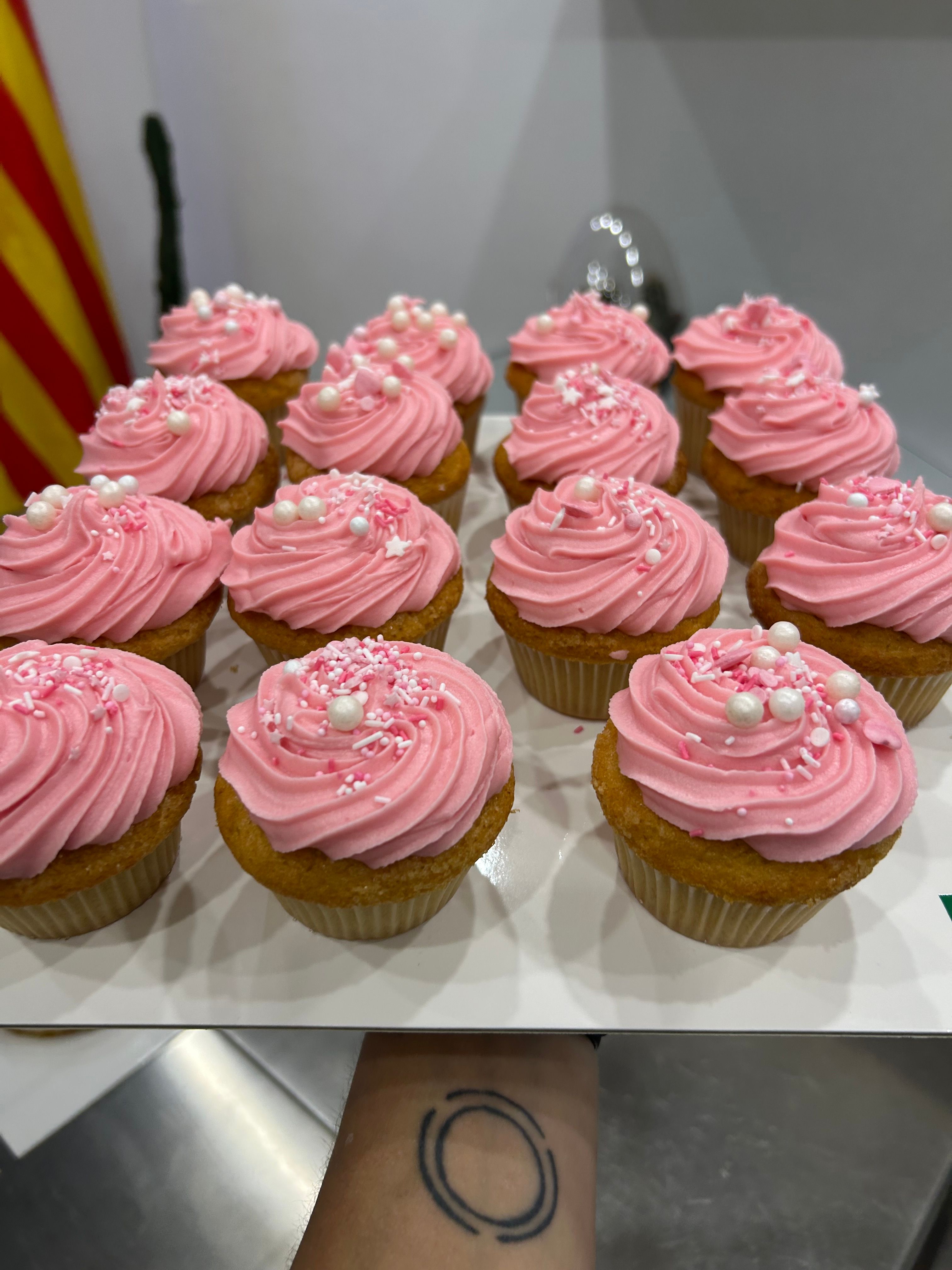 Cup cake rosa