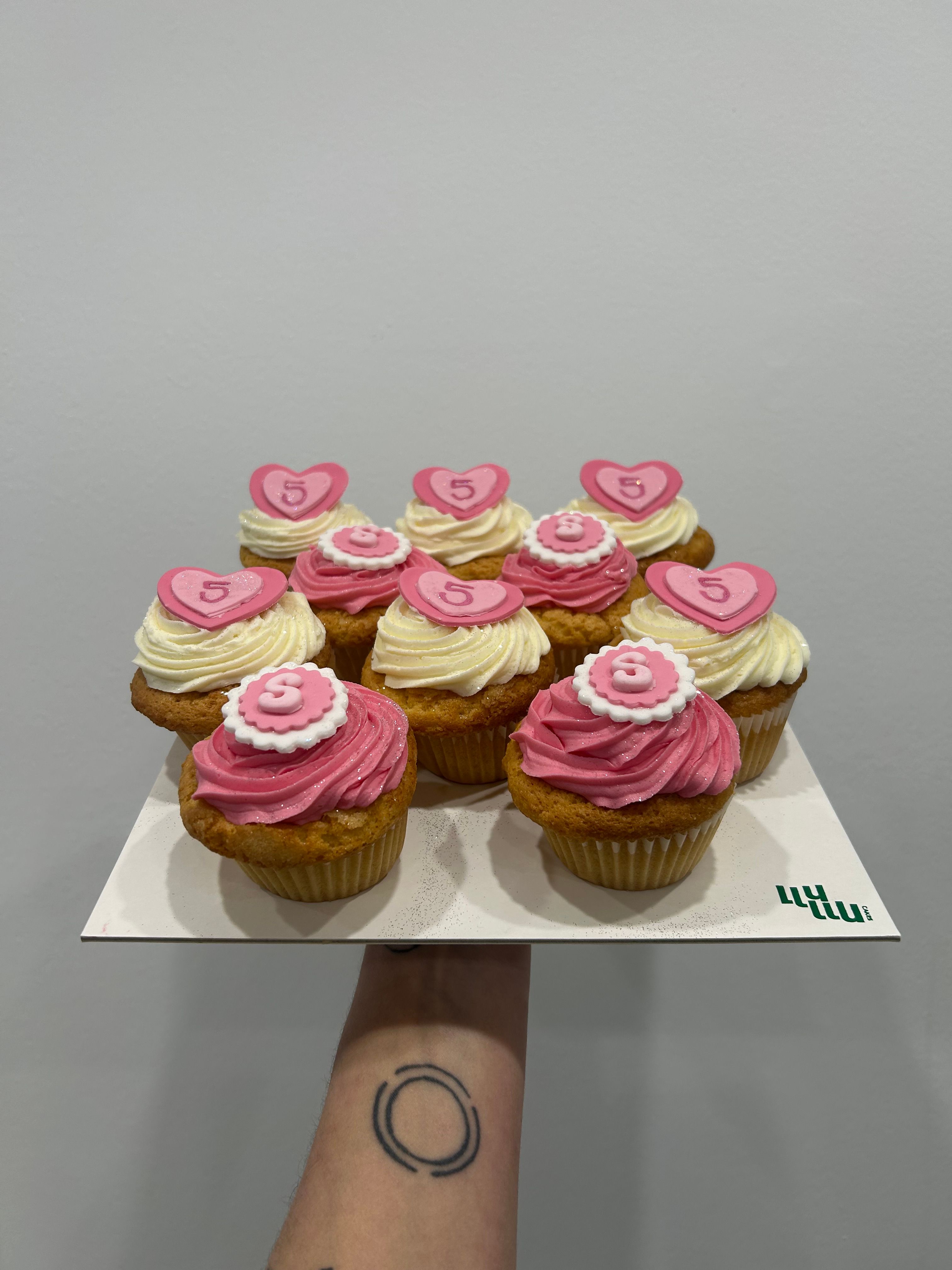 Cup cake rosa