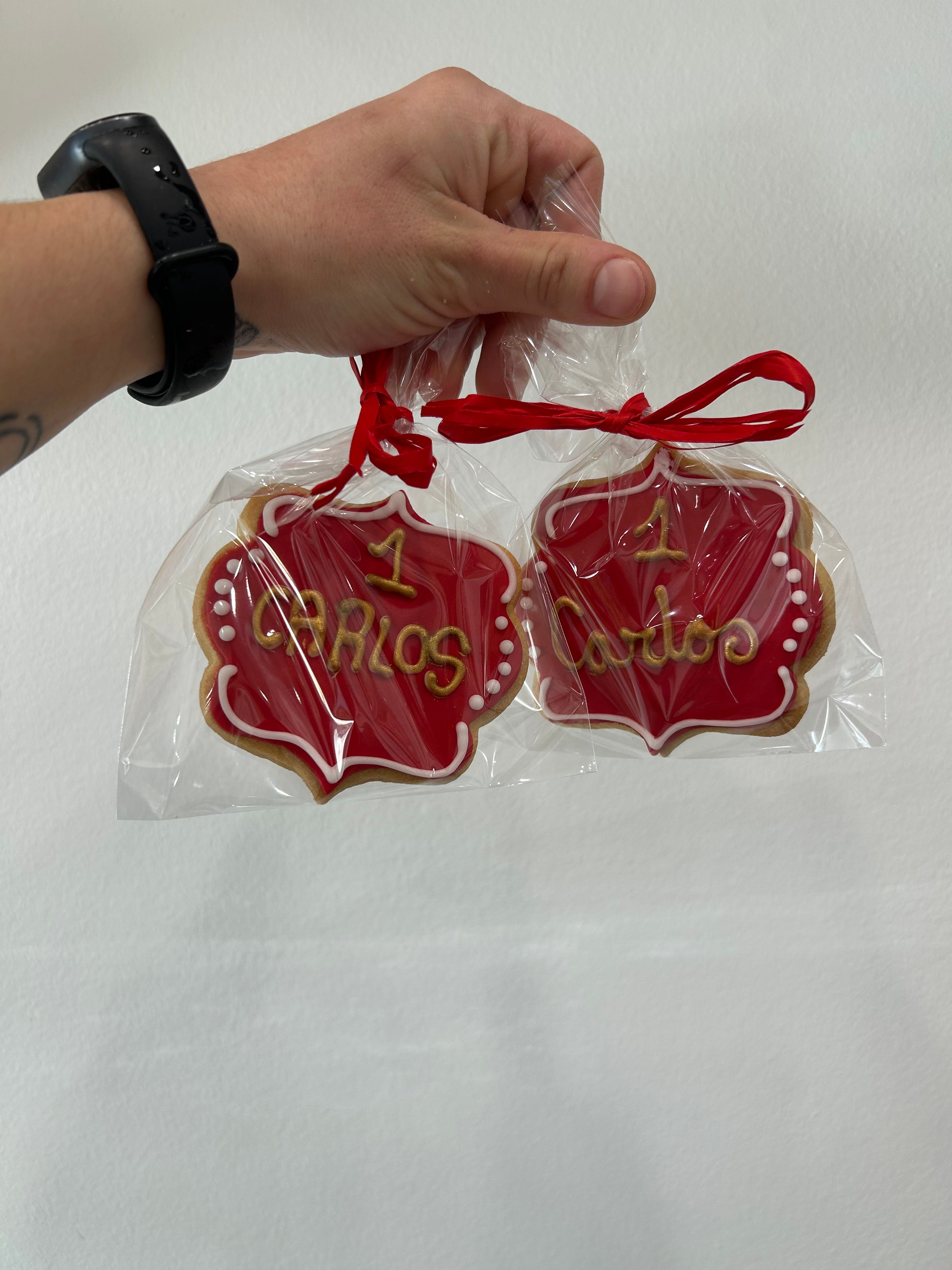 Galletas rojas circo