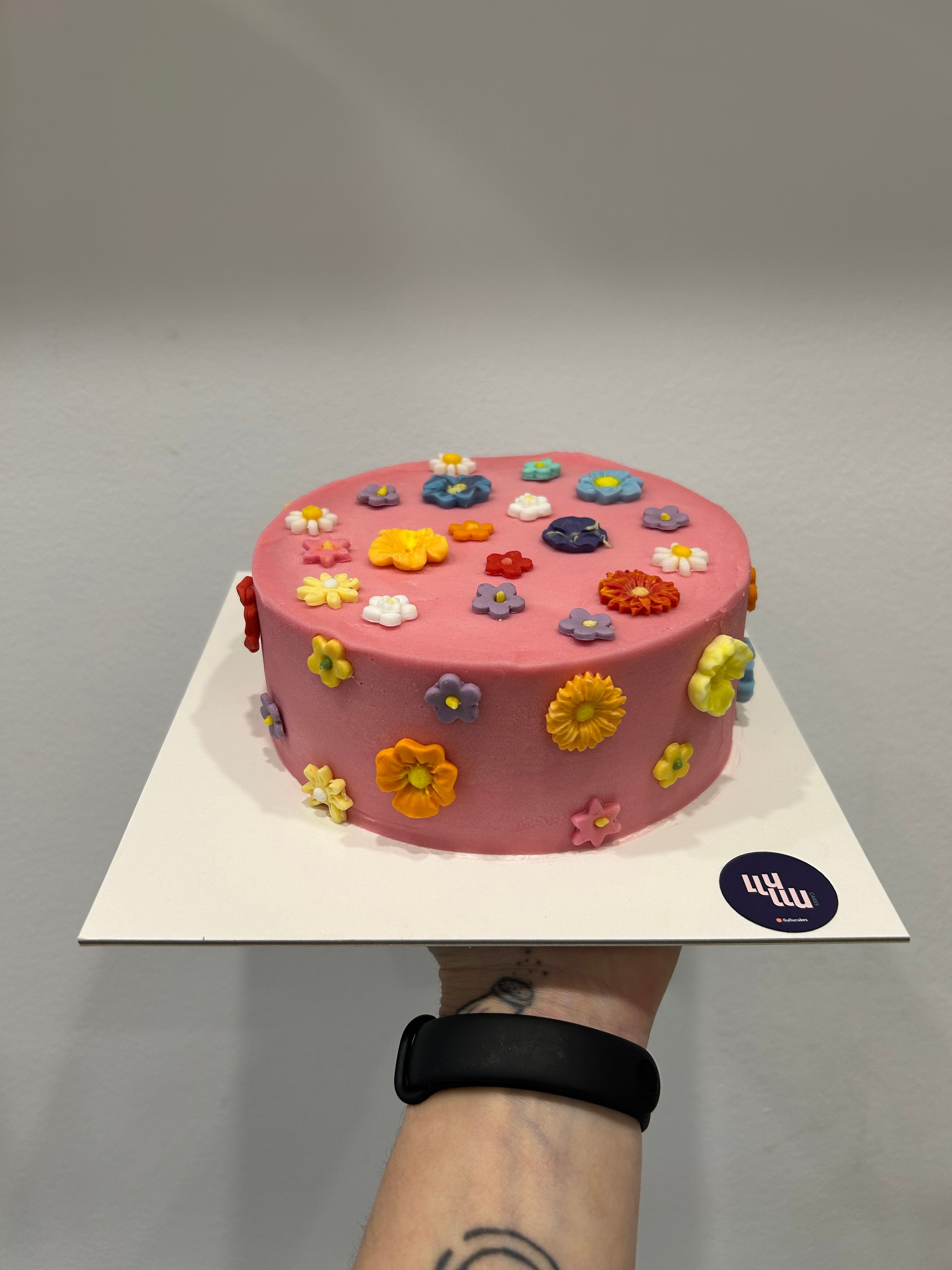 Pastel flores