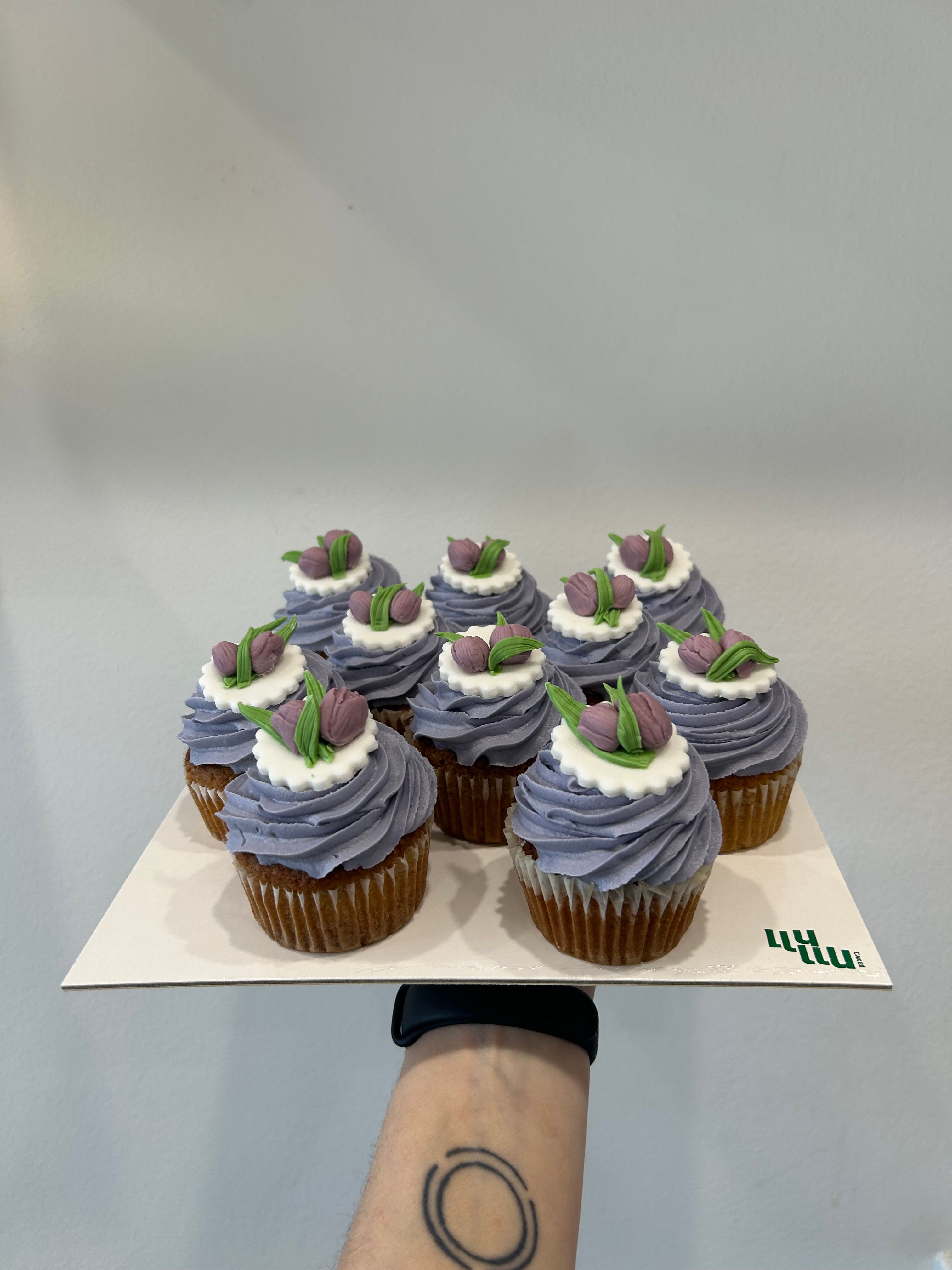 Cup cake lila
