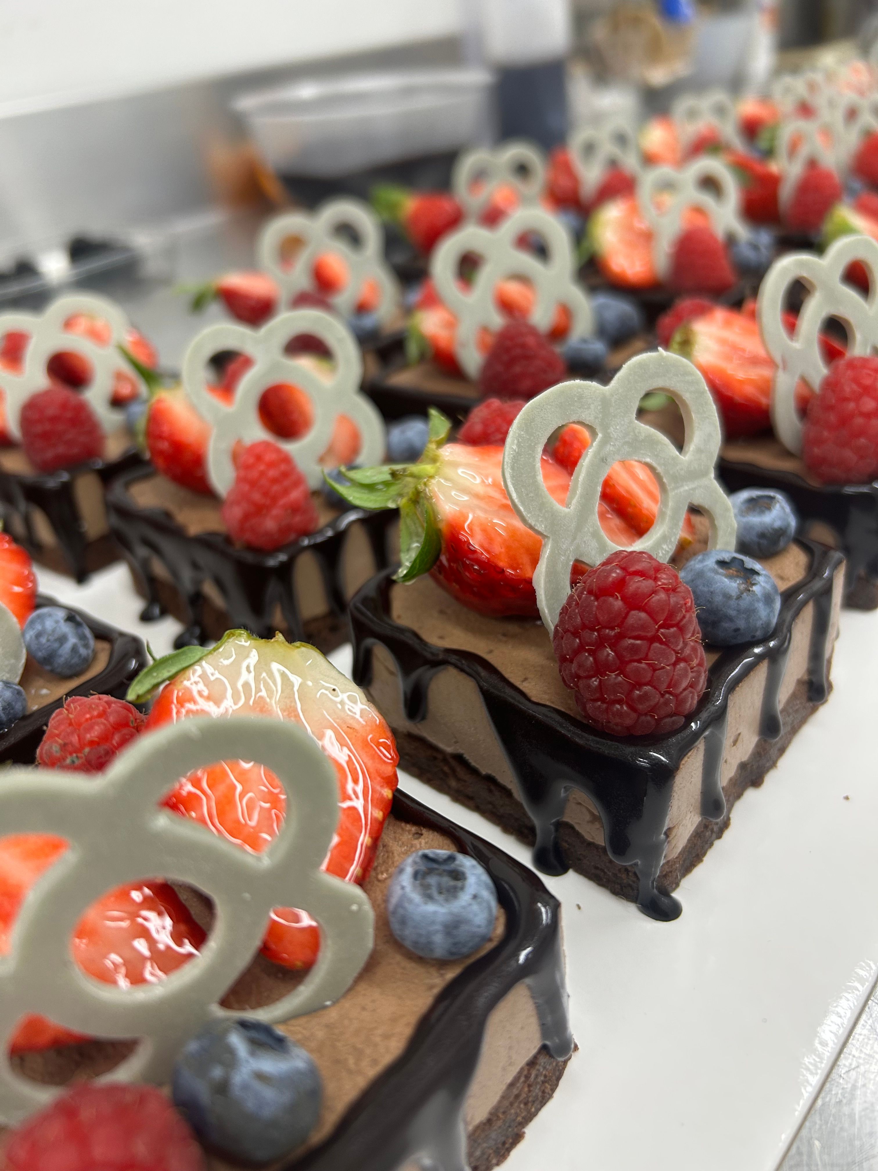 Pastel xocolate pequeño