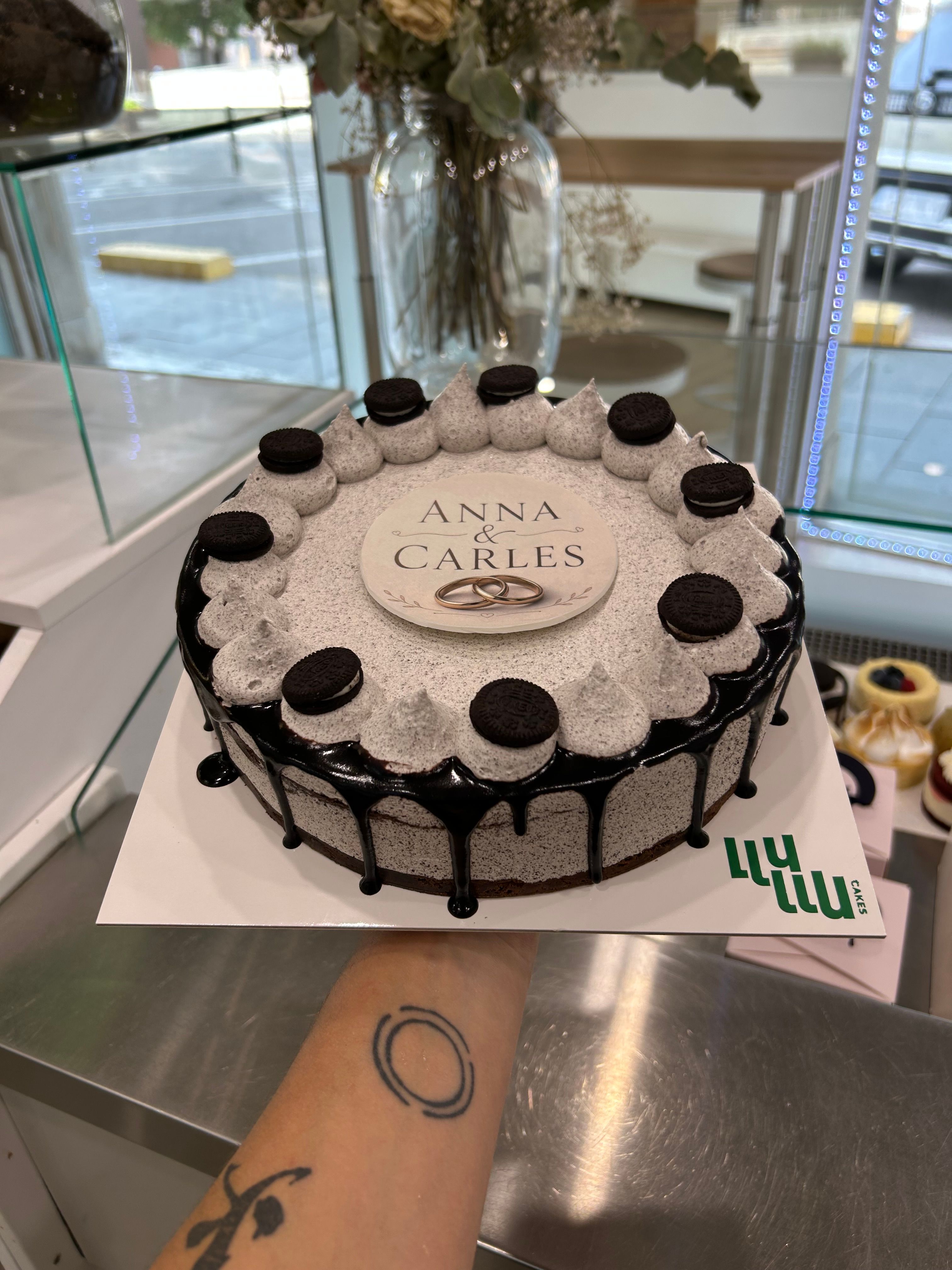Pastel De boda oreo sencillo