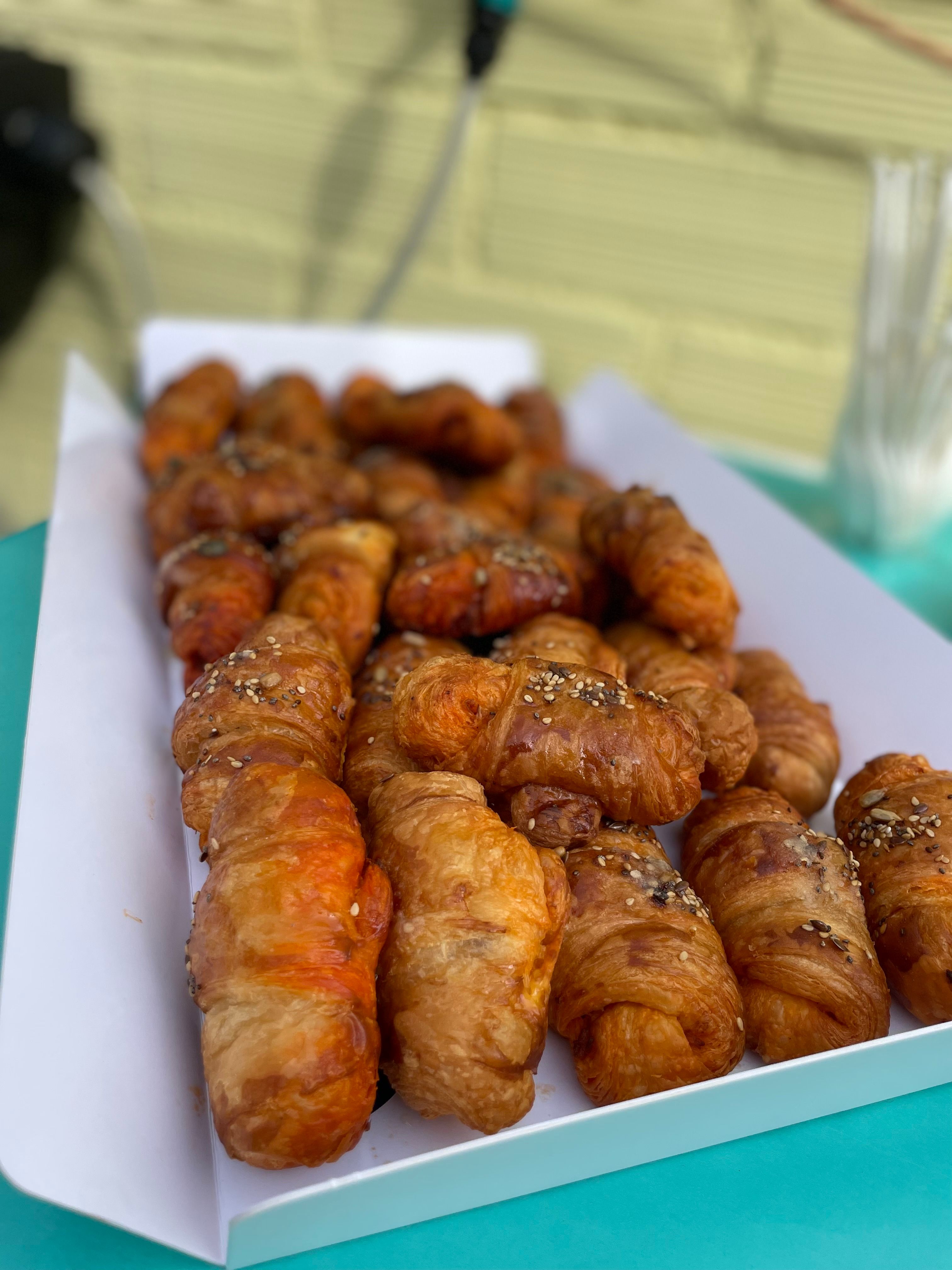 Evento catering croissant salado
