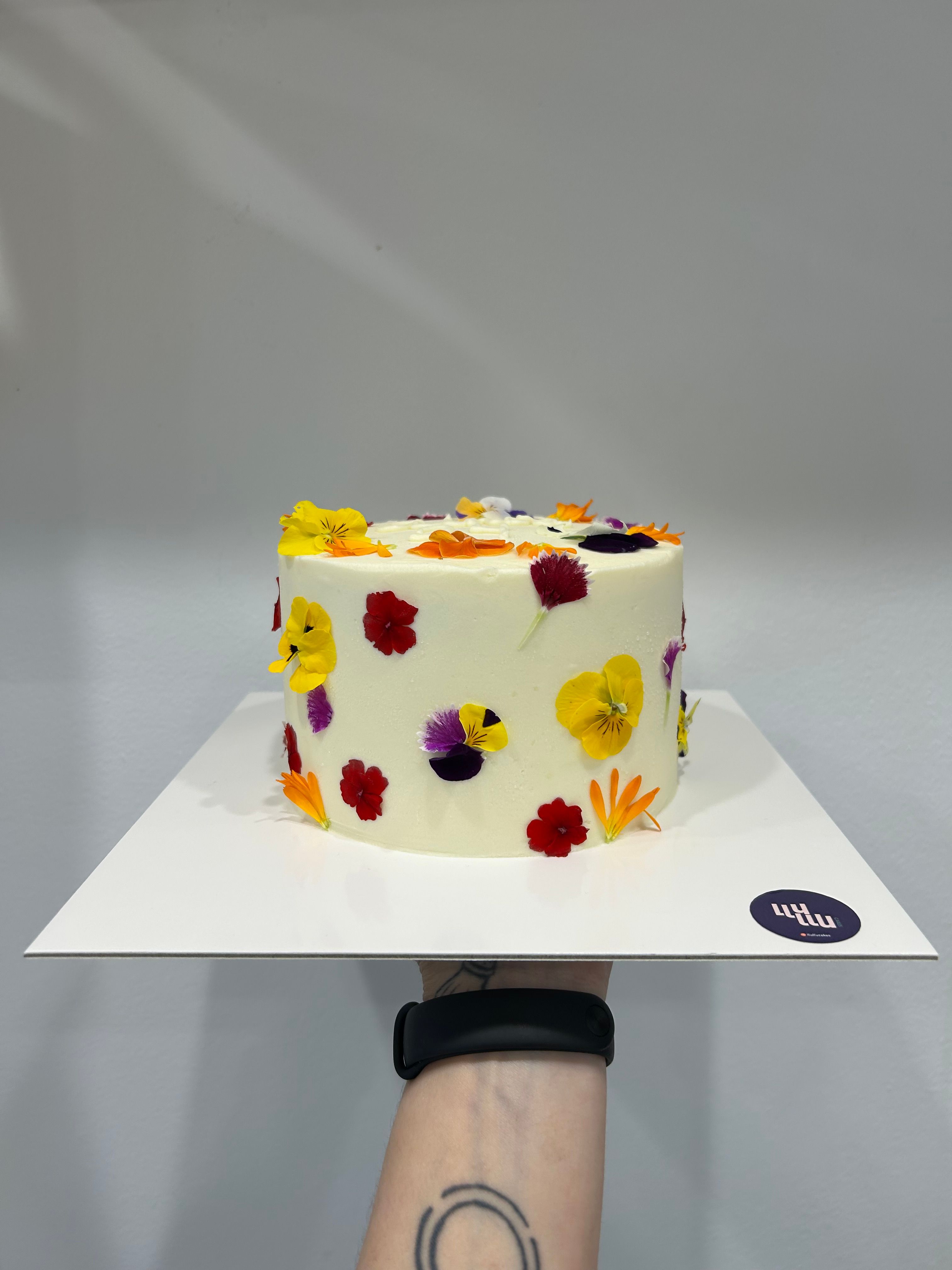 Pastel flores