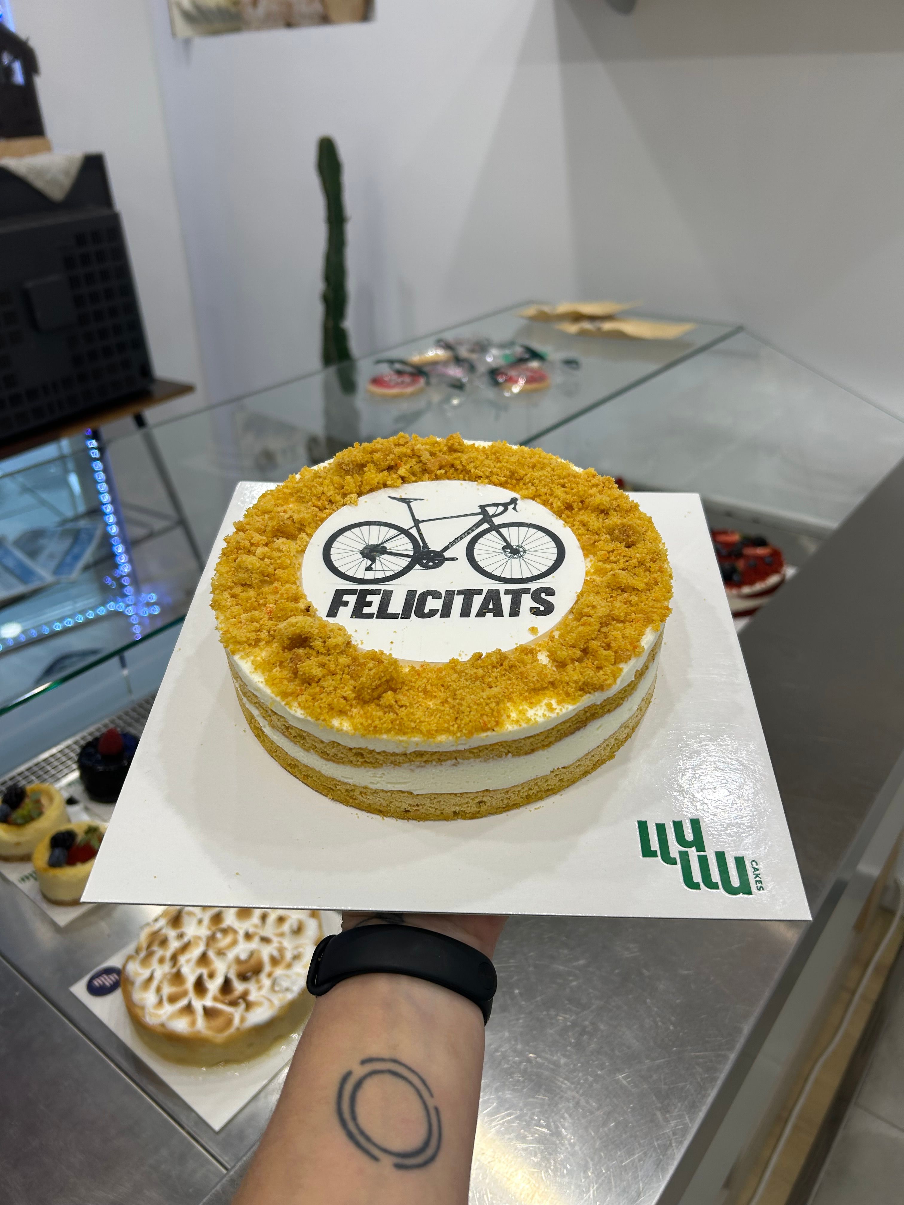 Carrot cake personalizado